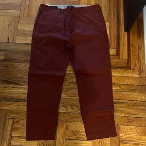 Banana Republic Men's Burgundy Chino Pants